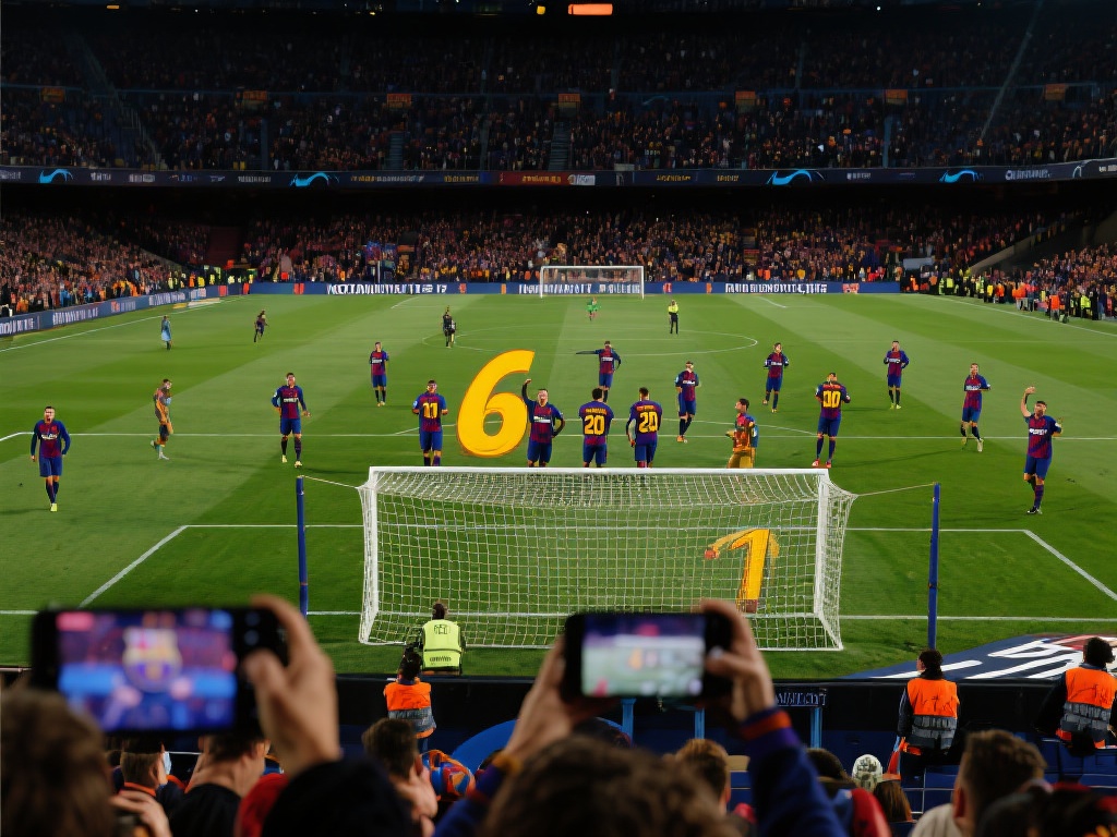 还记得2017年巴萨对阵巴黎圣日耳曼时的